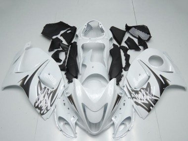 Best 2008-2020 Suzuki GSXR 1300 Hayabusa Motorcycle Fairings - White UK