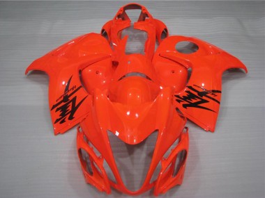 Best 2008-2020 Suzuki GSXR 1300 Hayabusa Motorcycle Fairings - Red with Black Decal UK