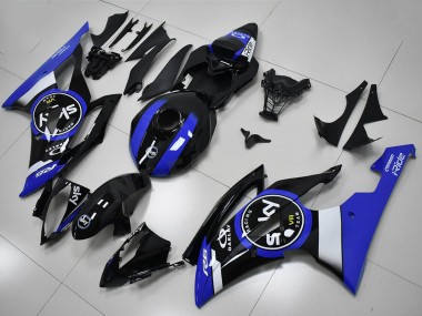 Best 2008-2016 Yamaha YZF R6 Bike Fairings - White Blue Glossy Black UK