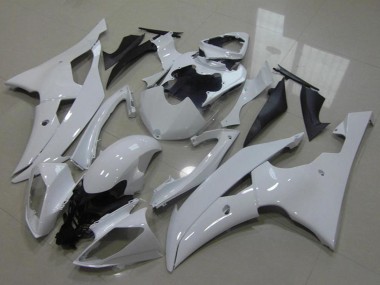 Best 2008-2016 Yamaha YZF R6 Motorcycle Fairing - Glossy White UK