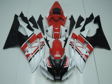 Best 2008-2016 Yamaha YZF R6 Motorcycle Fairing - White Red Black UK
