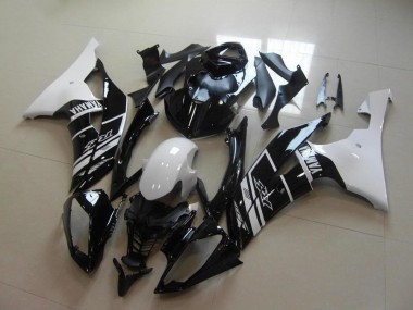 Best 2008-2016 Yamaha YZF R6 Motorcycle Fairing - White Glossy Black UK