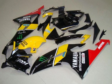 Best 2008-2016 Yamaha YZF R6 Motorcycle Fairings - Yellow Red Glossy Black Green Monster Motul UK