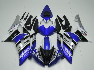 Best 2008-2016 Yamaha YZF R6 Motorcycle Fairings - White Blue Silver Black Monster ENEOS Yamalube Semakin Didepan UK
