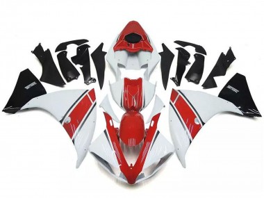 Best 2009-2011 Yamaha YZF R1 Motorcycle Fairings - White Red Black UK