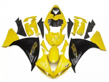 Best 2009-2011 Yamaha YZF R1 Motorcycle Fairings - Yellow Black UK