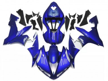 Best 2009-2011 Yamaha YZF R1 Motorcycle Fairings - Blue White UK