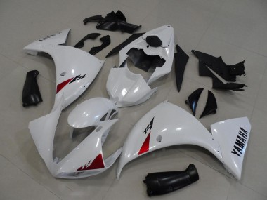 Best 2009-2011 Yamaha YZF R1 Motorcycle Fairing - White UK