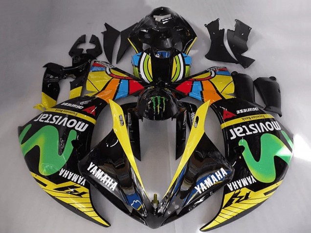 2009-2011 Yamaha YZF R1 Motorcycle Fairings - Rossi MoviStar UK