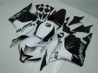 Best 2009-2012 Honda CBR600RR Motorcycle Fairing - White Glossy Black Repsol UK