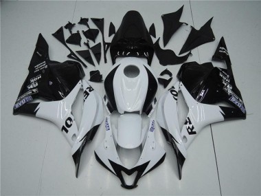 Best 2009-2012 Honda CBR600RR Motorcycle Fairing - White Glossy Black Repsol UK