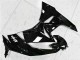 2009-2012 Kawasaki ZX6R Motorcycle Fairings - Glossy Black White Ninja UK