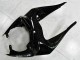2009-2012 Kawasaki ZX6R Motorcycle Fairings - Glossy Black White Ninja UK