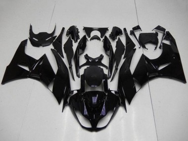 Best 2009-2012 Kawasaki ZX6R Motorcycle Fairings - Glossy Black UK