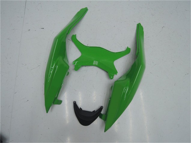 2009-2012 Kawasaki ZX6R Motorcycle Fairing Kits - Green Glossy Black UK