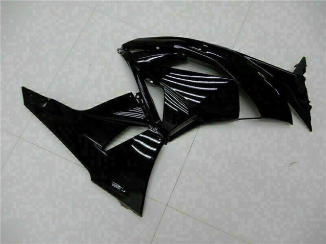 2009-2012 Kawasaki ZX6R Motorcycle Fairings - Glossy Black Green UK