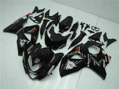 Best 2009-2016 Suzuki GSXR 1000 Motorcycle Fairings - Glossy Black Red Beacon Motul UK
