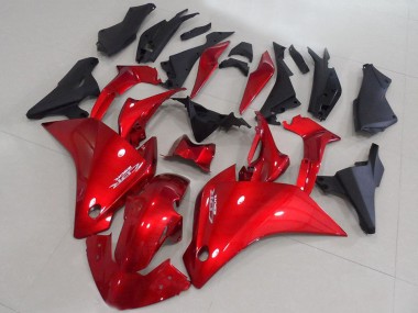 Best 2011-2015 Honda CBR250RR Motorcycle Fairings - Red Matte Black UK
