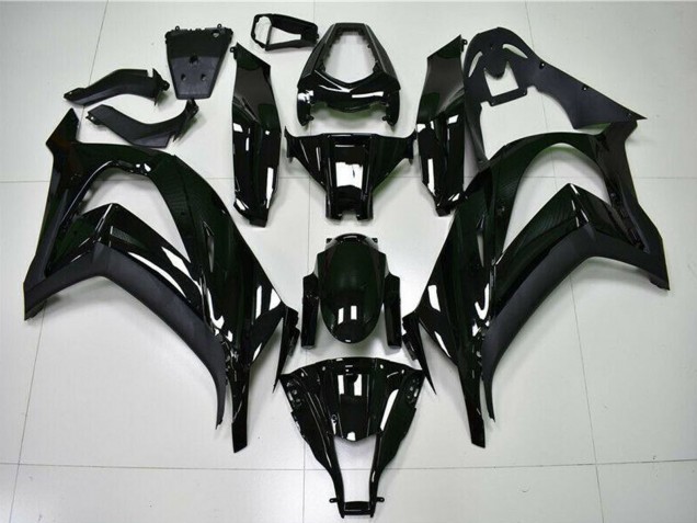 2011-2015 Kawasaki ZX10R Motorcycle Fairings - Glossy Black UK