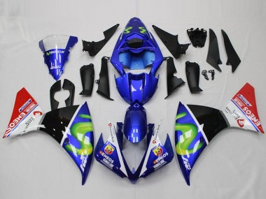 Best 2012-2014 Yamaha YZF R1 Motorcycle Fairings - Blue White Red Glossy Black Green ENEOS Yamalube UK