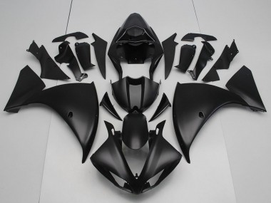 Best 2012-2014 Yamaha YZF R1 Motorcycle Fairings - Matte Black UK
