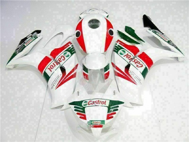 2012-2016 Honda CBR1000RR Motorcycle Fairing - White Red Green Castrol UK