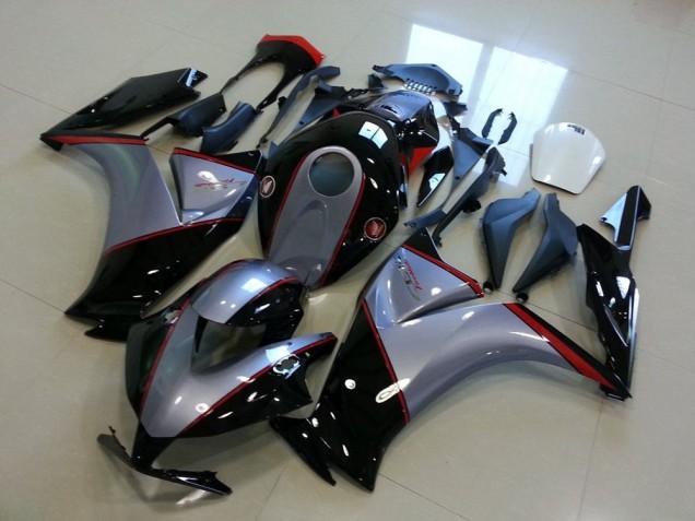 2012-2016 Honda CBR1000RR Motorcycle Fairings - Grey Red Glossy Black UK