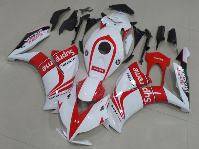 2012-2016 Honda CBR1000RR Motorcycle Fairings - White Red Black Supreme UK