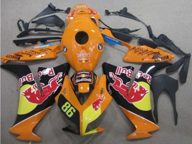 Best 2012-2016 Honda CBR1000RR Motorcycle Fairings - Orange Yellow Glossy Black Red Bull 86 UK