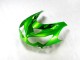 2012-2024 Kawasaki ZX14R ZZR1400 Motorcycle Fairing - Green Glossy Black UK