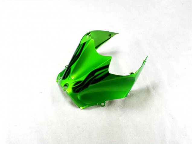 2012-2024 Kawasaki ZX14R ZZR1400 Motorcycle Fairing - Green Glossy Black UK
