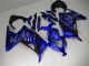 2013-2024 Kawasaki Ninja 300 EX300R Motorcycle Fairings - Blue Black White Flame UK