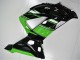 2013-2018 Kawasaki ZX6R Bike Fairings - Green Glossy Black UK
