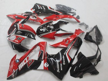 Best 2015-2016 BMW S1000RR Motorcycle Fairing - White Red Glossy Black UK