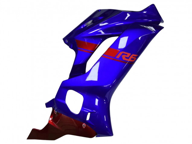 2017-2023 Yamaha YZF R6 Motorcycle Fairings - Blue Red UK