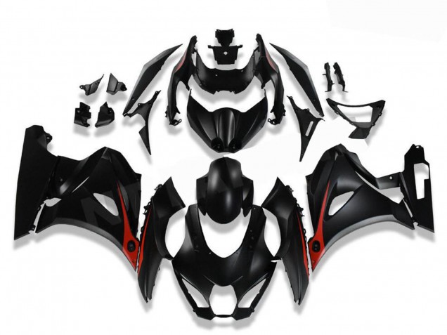 2017-2024 Suzuki GSXR 1000 Motorcycle Fairings - Black Red UK