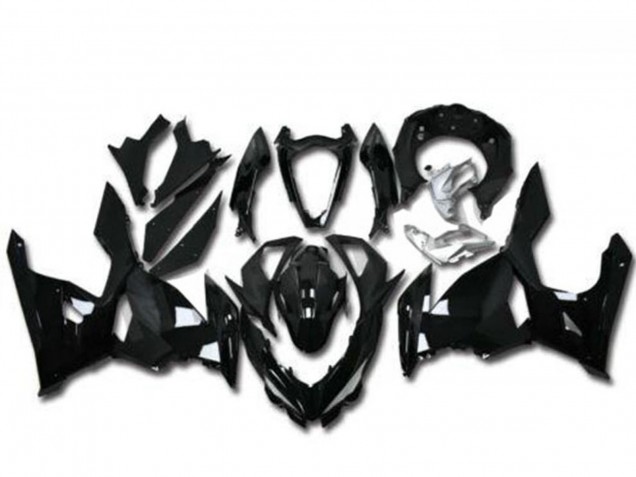 2018-2024 Kawasaki EX400 Motorcycle Fairings - Glossy Black UK