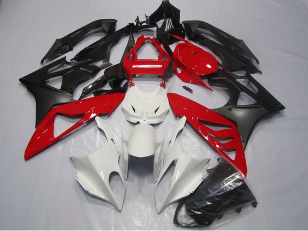 2009-2014 BMW S1000RR Abs Fairings - White Red Matte Black UK
