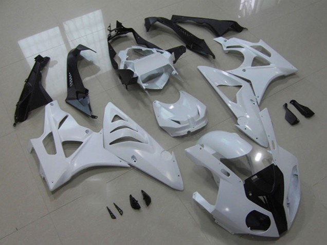 2009-2014 BMW S1000RR Motorcycle Fairings - White UK