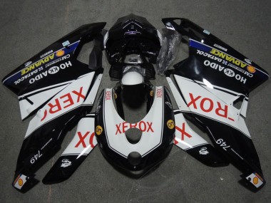 Best 2005-2006 Ducati 749 Motorcycle Fairings - White Glossy Black Red Xerox UK