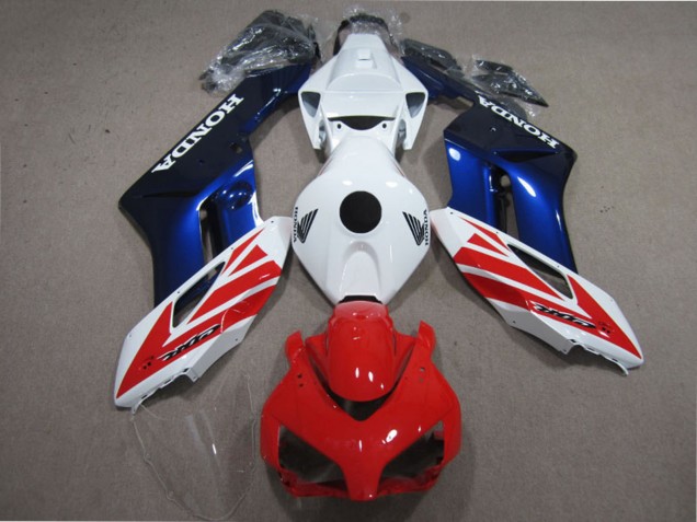 2004-2005 Honda CBR1000RR Motorcycle Fairing Kits - White Red Blue UK
