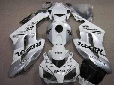 Best 2004-2005 Honda CBR1000RR Motorcycle Fairing Kits - White Silver Black Repsol UK