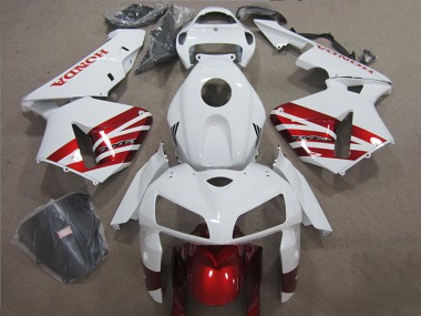 Best 2004-2005 Honda CBR1000RR Motorcycle Fairing - White Red Black UK