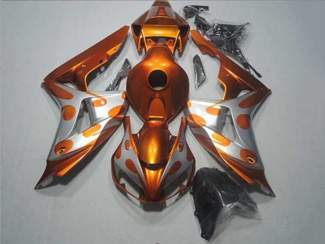 2006-2007 Honda CBR1000RR Motorcycle Fairings - Silver Dark Gold UK
