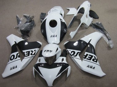 Best 2008-2011 Honda CBR1000RR Motorcycle Fairing Kits - White Glossy Black Repsol UK