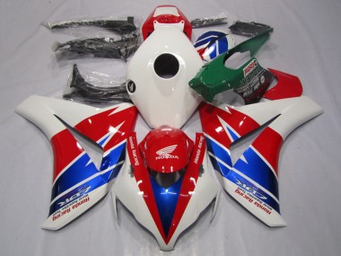 Best 2008-2011 Honda CBR1000RR Motorcycle Fairings - White Red Blue Racing UK