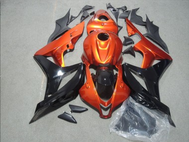 Best 2008-2011 Honda CBR1000RR Motorcycle Fairing - Orange Glossy Black UK