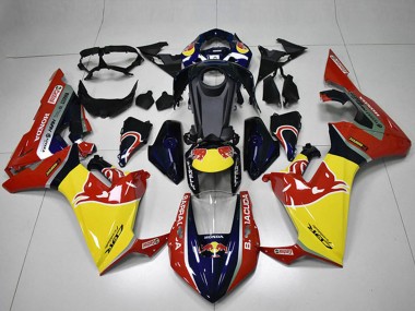 Best 2017-2023 Honda CBR1000RR Motorcycle Fairings - Blue Yellow Glossy Black Red Bull UK