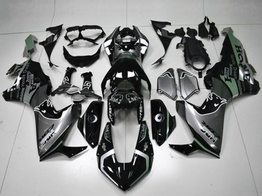 Best 2017-2023 Honda CBR1000RR Motorcycle Fairings - Silver Glossy Black HRC UK