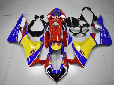 Best 2017-2023 Honda CBR1000RR Motorcycle Fairing - White Red Blue Yellow HRC UK
